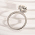 Louily Moissanite 3.0 Carat Halo Pear Cut Engagement Ring - louilyjewelry