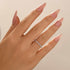 Louily Full Eternity Pear Cut White Gold Wedding Band Anniversary Rings For Women - louilyjewelry