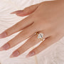 Classic 4.0Ct Pear Cut Engagement Ring Promise Ring For Her - louilyjewelry