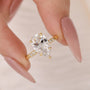 Classic 4.0Ct Pear Cut Engagement Ring Promise Ring For Her - louilyjewelry