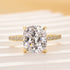 Louily Cushion Cut Engagement Ring In Sterling Silver - louilyjewelry