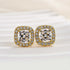Louily Stunning Halo Cushion Cut Women's Earrings In Sterling Silver - louilyjewelry