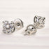 Louily Stunning White Gold Round Cut Earrings In Sterling Silver - louilyjewelry