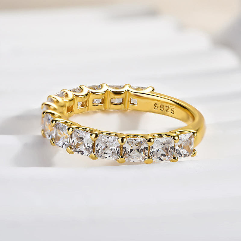 Louily Gorgeous Radiant Cut Women's Wedding Band - louilyjewelry