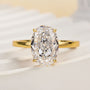 Louily Luxury Crushed Ice Oval Cut Engagement Ring - louilyjewelry