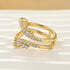 Pavé Full Eternity Enhancer White/Yellow Gold Wedding Band - louilyjewelry
