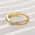 Louily Moissanite 2.0 Ct X Criss Cross Wedding Band - louilyjewelry