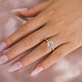 Louily Moissanite 3.0 Ct Cushion Cut Engagement Ring For Women - louilyjewelry