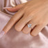 Louily Moissanite 3.0 Ct Cushion Cut Engagement Ring For Women - louilyjewelry