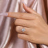 Louily Moissanite 3.0 Ct Cushion Cut Engagement Ring For Women - louilyjewelry