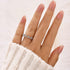 Unique 0.5Ct Eternity Crown-Shaped Wedding Band In Sterling Silver - louilyjewelry