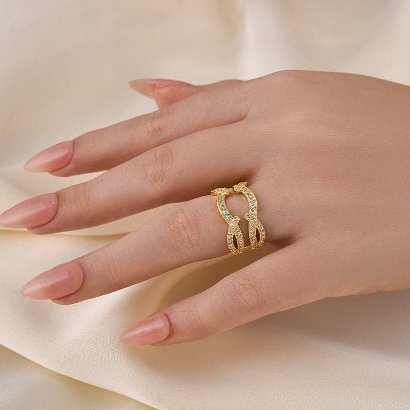 Louily Vintage Round Cut Jacket Wedding Band For Women In Sterling Silver - louilyjewelry