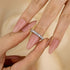 Louily Eternity Round Cut Simulated Diamond Wedding Band In Sterling Silver - louilyjewelry