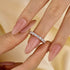 Louily Eternity Round Cut Simulated Diamond Wedding Band In Sterling Silver - louilyjewelry