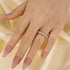Louily Eternity Round Cut Simulated Diamond Wedding Band In Sterling Silver - louilyjewelry