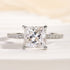Louily Moissanite 2.0 Carat Square Princess Cut Engagement Ring - louilyjewelry