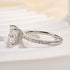 Louily Moissanite 2.0 Carat Square Princess Cut Engagement Ring - louilyjewelry