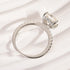 Louily Moissanite 2.0 Carat Square Princess Cut Engagement Ring - louilyjewelry