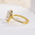 Louily Exquisite Halo Oval Cut Engagement Ring For Women In Sterling Silver - louilyjewelry