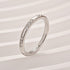 Moissanite 0.5Ct Classic Round Cut Wedding Ring In 925 Sterling Silver - louilyjewelry