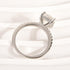 Louily Moissanite 3.0 Ct Cushion Cut Engagement Ring For Women - louilyjewelry