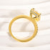 Louily Moissanite 3.0 Ct Cushion Cut Engagement Ring For Women - louilyjewelry