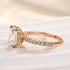 Louily Moissanite 3.0 Ct Cushion Cut Engagement Ring For Women - louilyjewelry