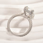 Louily 4.5 Carat Moissanite  Radiant Cut  Engagement Ring - louilyjewelry