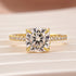 Louily Moissanite 2.0~2.5 Carat Cushion Cut Engagement Ring - louilyjewelry
