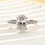 Louily Attractive Oval Cut Engagement Ring - louilyjewelry