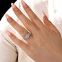 Louily Elegant Round Cut 3PC Wedding Ring Set In Sterling Silver - louilyjewelry