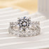 Louily Luxury Round Cut Wedding Ring Set - louilyjewelry