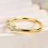Louily Chic Yellow Gold Asscher Cut Wedding Band - louilyjewelry
