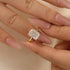 Louily Classic 4.5 Carat Radiant Cut Simulated Diamond Engagement Ring/Wedding Set - louilyjewelry
