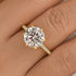 Louily 2.0~4.0 Carat Moissanite 6 Prong Round Cut Engagement Ring - louilyjewelry