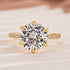Louily 2.0~4.0 Carat Moissanite 6 Prong Round Cut Engagement Ring - louilyjewelry
