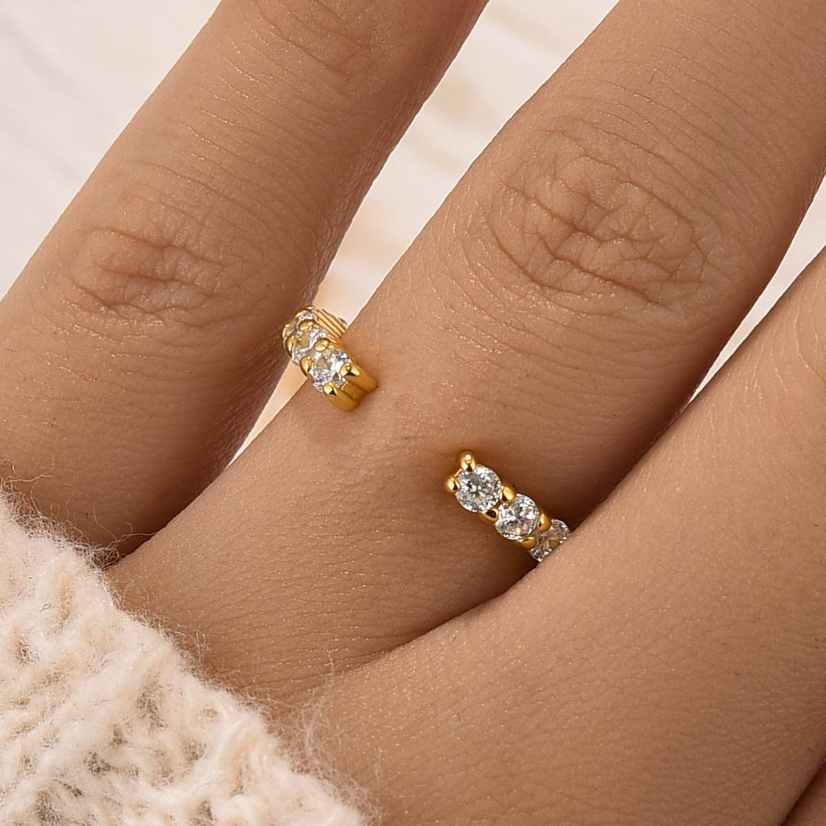 1.3Ct Open Round Cut Eternity Wedding Band In Sterling Silver