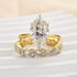 Louily Special 3.0Ct Marquise Cut Wedding Set - louilyjewelry