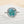 Louily Exquisite Halo Cushion Cut Cyan Blue Engagement Ring In Sterling Silver