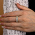 Louily Stunning Emerald Cut Women's Wedding Band In Sterling Silver - louilyjewelry