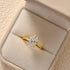 Classic 3.0 Ct Solitaire Oval Cut Yellow Gold Engagement Ring In Sterling Silver - louilyjewelry