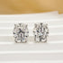 Moissanite Classic 3.0Ct Oval Cut Stud Earrings In Sterling Silver - louilyjewelry