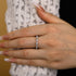 Louily Elegant Marquise Cut Diamond Women's Wedding Band In Sterling Silver - louilyjewelry