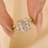 Louily Luxurious Radiant Cut & Heart Cut Three Stone Wedding Set In Sterling Silver - louilyjewelry