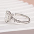 Louily Moissanite 3.5 Carat Radiant Cut Engagement Ring In Sterling Silver - louilyjewelry