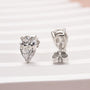 Louily Classic Moissanite Pear Cut Earrings In Sterling Silver - louilyjewelry