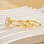 S925 3PC 4.5Ct Solitaire Oval Cut Wedding Ring Sets - louilyjewelry