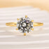 Louily Classic Round Cut Solitaire Engagement Ring In Sterling Silver - louilyjewelry