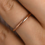 Louily Simple Wedding Band For Women In Sterling Silver - louilyjewelry