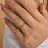 Louily Simple Wedding Band For Women In Sterling Silver - louilyjewelry